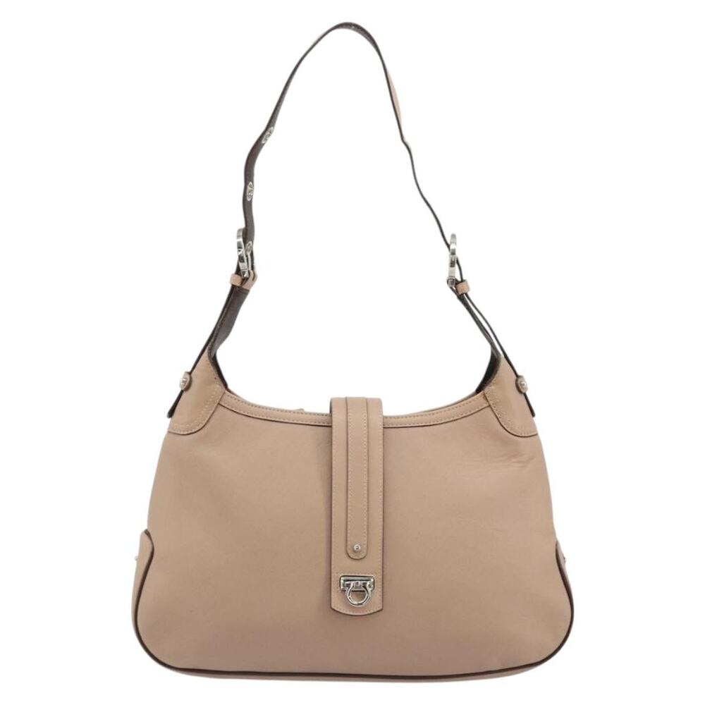 Salvatore Ferragamo Gancini Shoulder Bag Pink